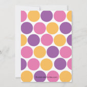 Zesde verjaardag Uitnodiging voor kleine apen op z (Achterkant)