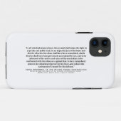 Zesde wijziging van de grondwet van de Verenigde S Case-Mate iPhone Case (Achterkant (horizontaal))
