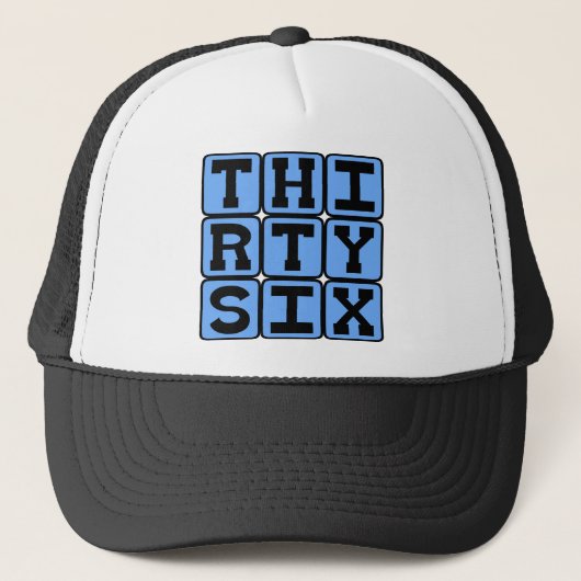 Zesendertig, Nummer 36 Trucker Pet (Voorkant)