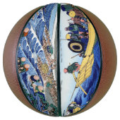 Zesendertig Uitzicht van de landschapskunst van de Basketbal (Verticaal)