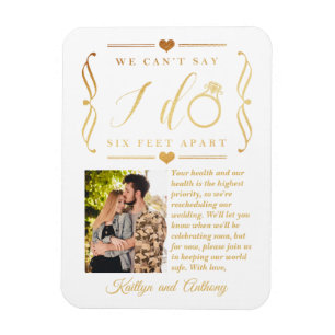 ZesenFeet Apart Wedding Postponement Verandering v Magneet
