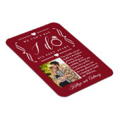 ZesenFeet Apart Wedding Postponement Verandering v Magneet (Rechterzijde)