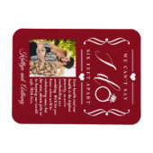 ZesenFeet Apart Wedding Postponement Verandering v Magneet (Horizontaal)