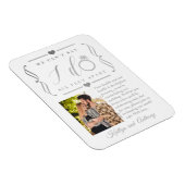 ZesenFeet Apart Wedding Postponement Verandering v Magneet (Rechterzijde)