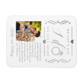 ZesenFeet Apart Wedding Postponement Verandering v Magneet (Horizontaal)