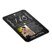 ZesenFeet Apart Wedding Postponement Verandering v Magneet (Rechterzijde)