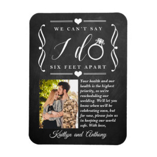 ZesenFeet Apart Wedding Postponement Verandering v Magneet