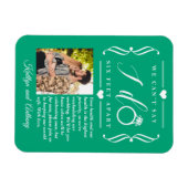 ZesenFeet Apart Wedding Postponement Verandering v Magneet (Horizontaal)