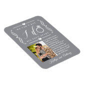 ZesenFeet Apart Wedding Postponement Verandering v Magneet (Rechterzijde)