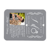 ZesenFeet Apart Wedding Postponement Verandering v Magneet (Horizontaal)