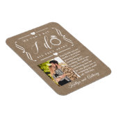 ZesenFeet Apart Wedding Postponement Verandering v Magneet (Rechterzijde)