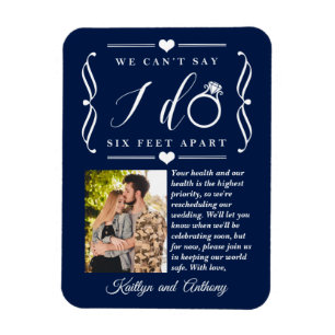 ZesenFeet Apart Wedding Postponement Verandering v Magneet