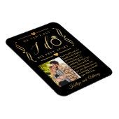 ZesenFeet Apart Wedding Postponement Verandering v Magneet (Rechterzijde)