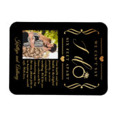 ZesenFeet Apart Wedding Postponement Verandering v Magneet (Horizontaal)