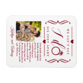 ZesenFeet Apart Wedding Postponement Verandering v Magneet (Horizontaal)