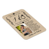 ZesenFeet Apart Wedding Postponement Verandering v Magneet (Rechterzijde)