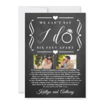 ZesenFeet Apart Wedding Postponement Verandering v