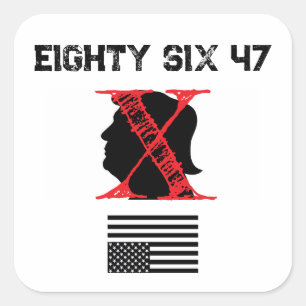 Zesentachtig 47 4"x4" Stickers - Blad van 6