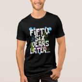 Zesenvijftig jaar later, grappig 56ste verjaardags Tri-Blend shirt (Voorkant)