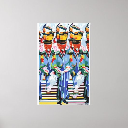 Zesenzeventig Trombones Canvas Afdruk (Voorkant)