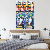 Zesenzeventig Trombones Canvas Afdruk (Insitu (Slaapkamer))
