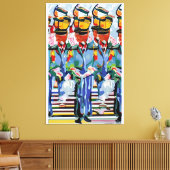 Zesenzeventig Trombones Canvas Afdruk (Insitu (Woonkamer))