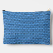 Zeshoek Blauw Zwart Patroon Groot Etui (Achterkant)