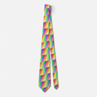 Zeshoeken - Regenboog Stropdas