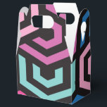 Zeshoekig geometrisch patroon bedankdoosjes<br><div class="desc">Geometrisch zeshoekpatroon autovloermat</div>