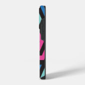 Zeshoekig geometrisch patroon iPhone hoesje (Linkerkant)