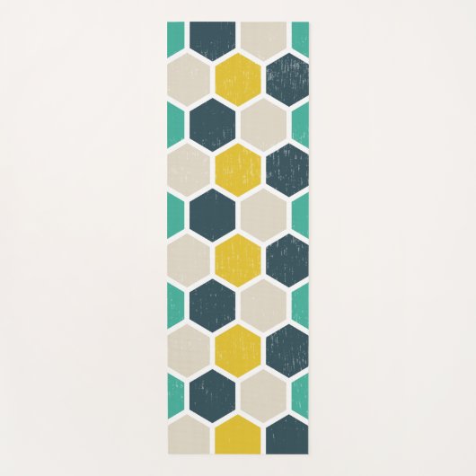 zeshoekig yogamat (Voorkant)