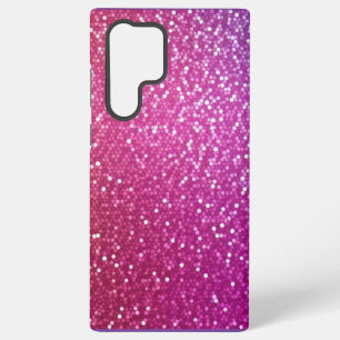 Zeshoekige Glitter Regenboog Gradiënt Samsung Galaxy Hoesje