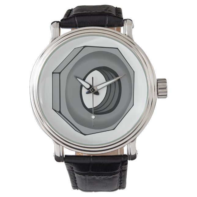 Zeskantmoer Horloge (Voorkant)