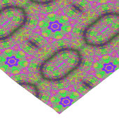 zespuntige paars blauw met bloem/ster korte tafelloper (Hoek)