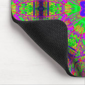 zespuntige paars groene blauwe ster muismat (Hoek)