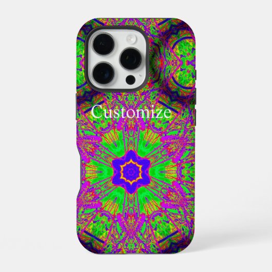 zespuntige ster iPhone hoesje (Achterkant)