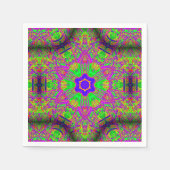 zespuntige ster servetten (Voorkant)