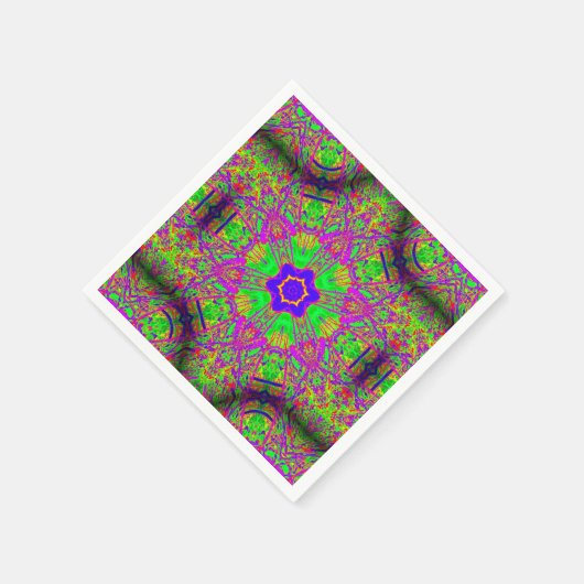 zespuntige ster servetten (Hoek)