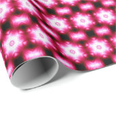 zespuntige witte sterren cadeaupapier (Rol Hoek)