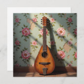 Zessnarige Dulcimer  Floral (Voorkant / Achterkant)