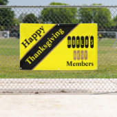 Zest4Kindness Happy Thanksgiving Spandoek (Insitu)