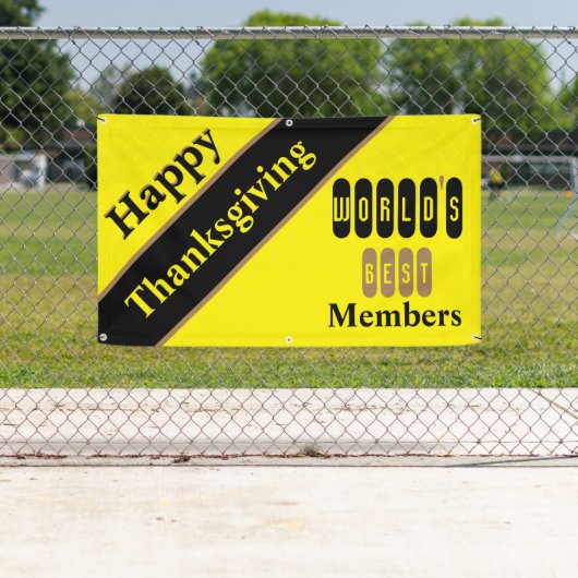 Zest4Kindness Happy Thanksgiving Spandoek (Insitu)