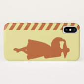 Zest Cream Neutral Chevrons Mode Case-Mate iPhone Case (Achterkant (horizontaal))