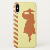 Zest Cream Neutral Chevrons Mode Case-Mate iPhone Case (Achterkant)