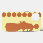 Zest Cream Neutrale Stippen Mode Case-Mate iPhone Case (Achterkant (horizontaal))