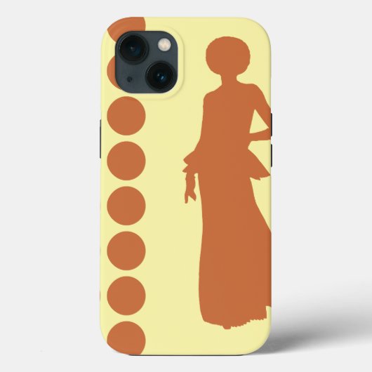 Zest Cream Neutrale Stippen Mode Case-Mate iPhone Case (Achterkant)