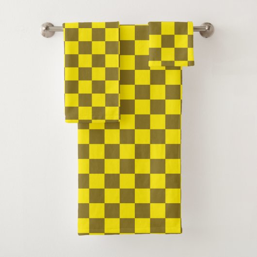 Zest en Acid Schachbrett Bad Handdoek (Insitu)