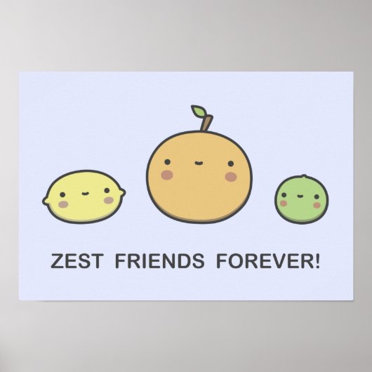 Zest Friends Forever! Poster (Voorkant)