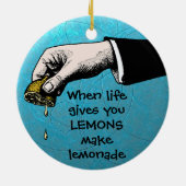  Zest: Knijp in de dag Keramisch Ornament (Achterkant)