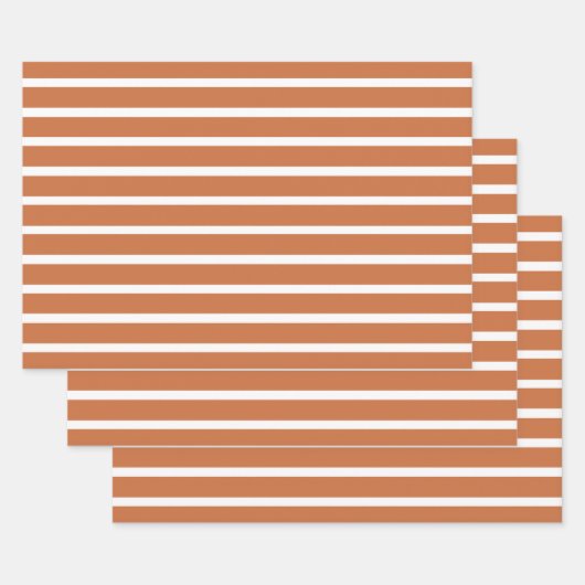 Zest Neutrale Stripes Inpakpapier Vel (Set)